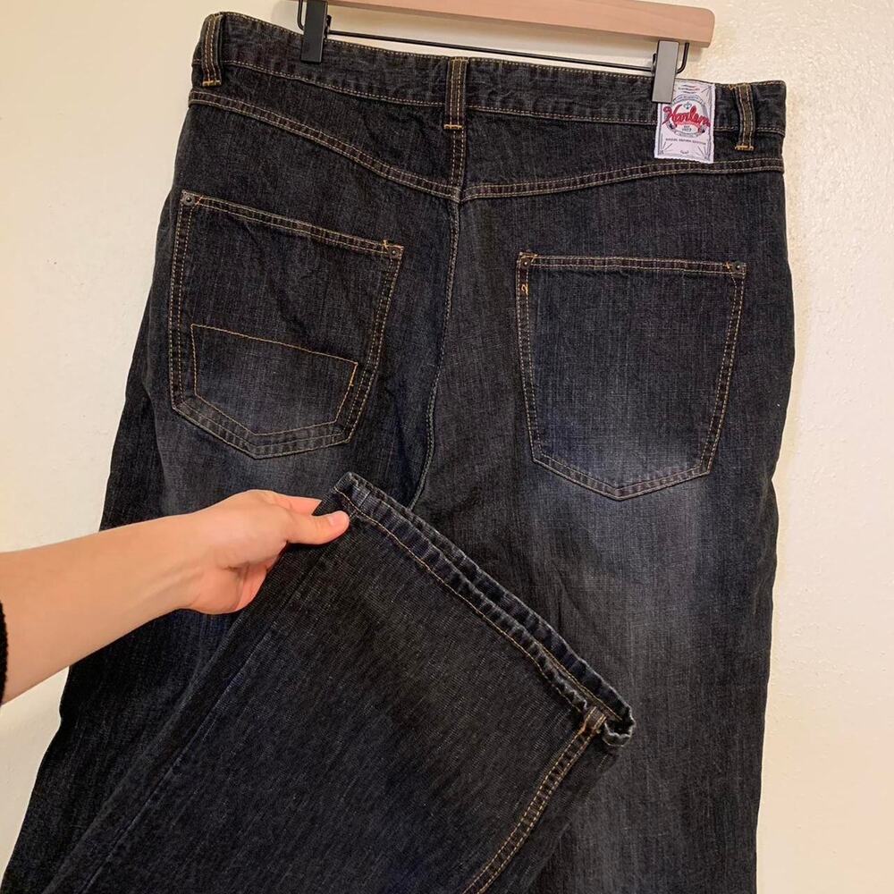 Y2K Fubu Embroidered Denim Jeans - Picture 3 of 7